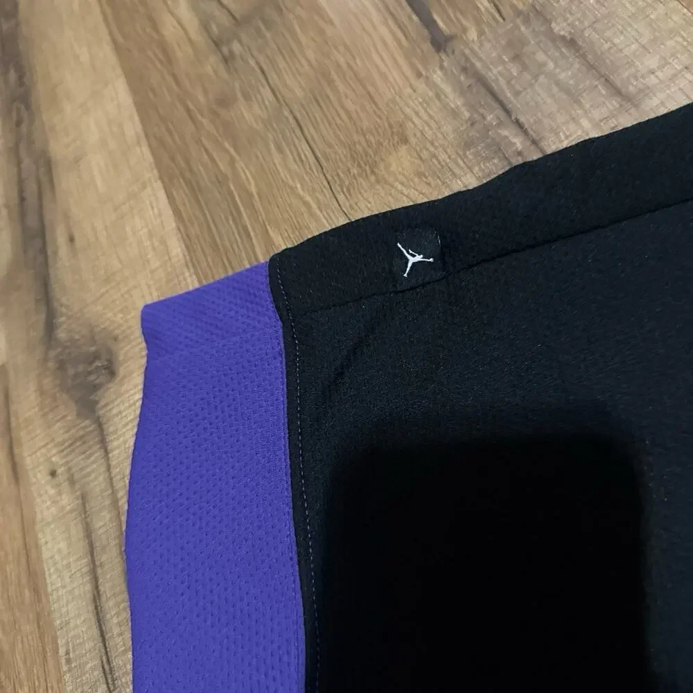 2005 Air Jordan Purple Black Baggy Vintage Y2K 198383-545 Durasheen Shorts